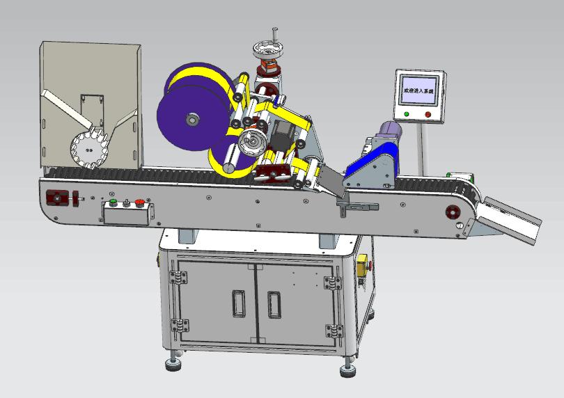 全自動臥式圓瓶貼機-18