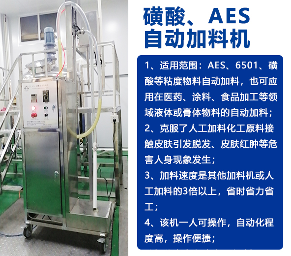 AES磺酸加料機(jī)、實(shí)驗(yàn)室乳化機(jī)、片堿食鹽自動加料機(jī)-04